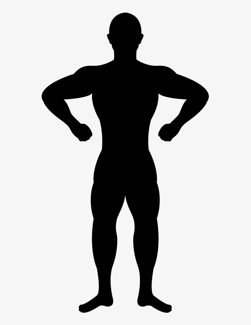 Gymnast Silhouette - - Human Body, transparent png download