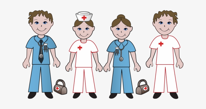 Svg Freeuse Library Doctors And Nurses Cliparts Clipartix - Nurses And Doctors Clipart, transparent png download