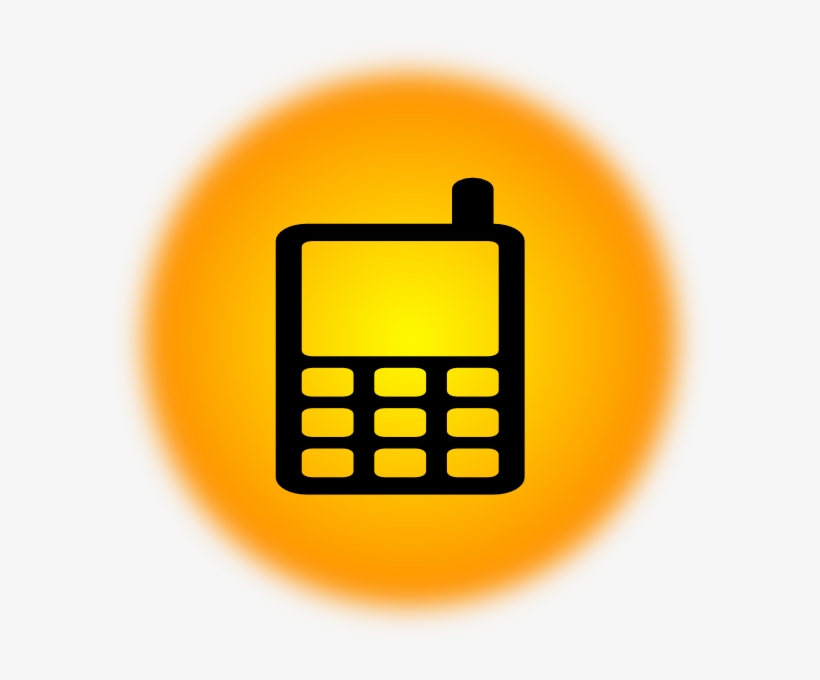 How To Set Use Orange Mobile Icon Clipart, transparent png download