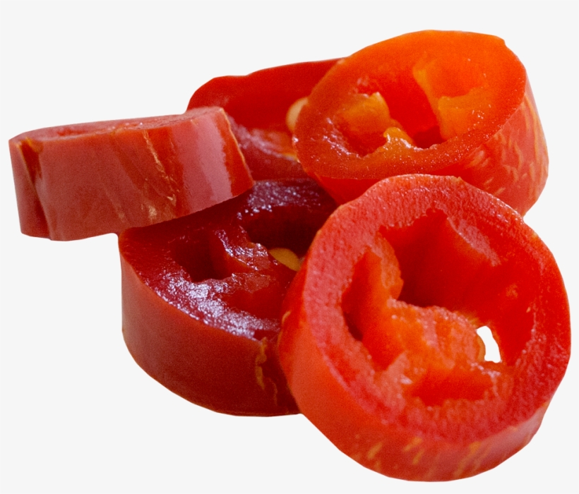 Red Jalapeño Chunks 3/8 Sliced 4/1 Gal Plastic - Slice Chili Red Png, transparent png download