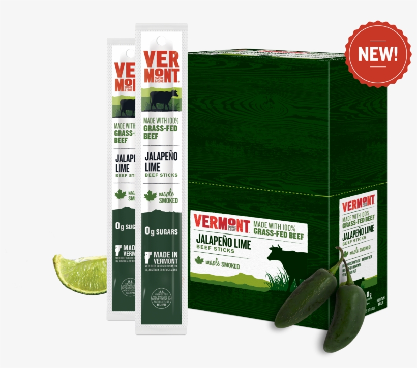 Grass-fed Jalapeño Lime Beef Sticks - Broccoli, transparent png download