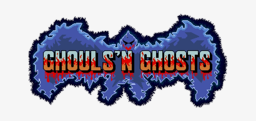 Gng Arcade Logo - Ghouls N Ghosts Arcade Logo, transparent png download
