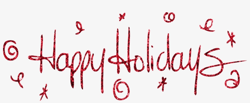 Happy Holidays - Portable Network Graphics, transparent png download