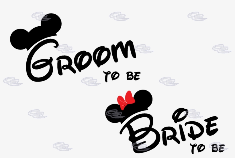 Groom Clipart Mickey Mouse - Groom Mickey Mouse Fonts, transparent png download