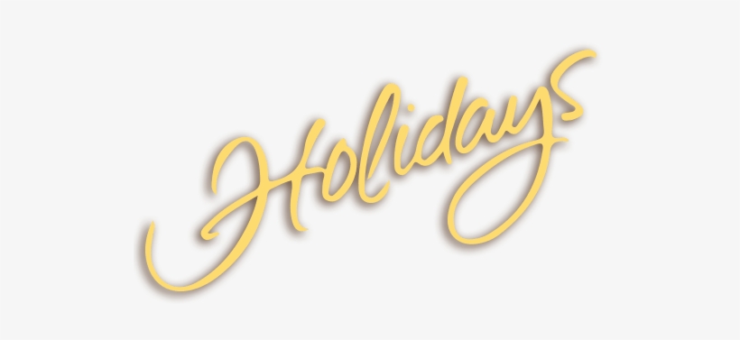 Happyholidays Slider Holidaytext - Calligraphy, transparent png download