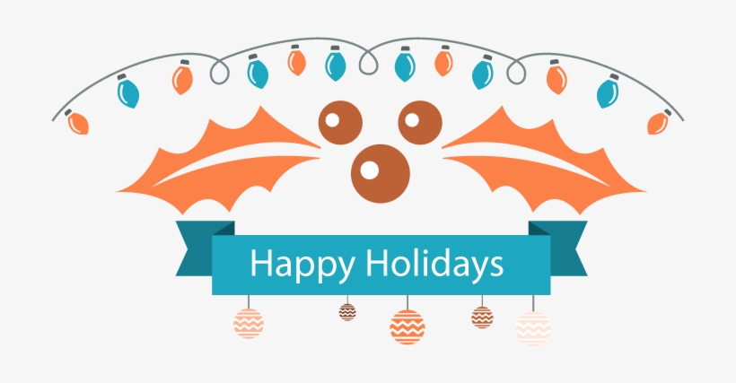 Happy Holidays And A Great New Year 2016 - Holiday, transparent png download
