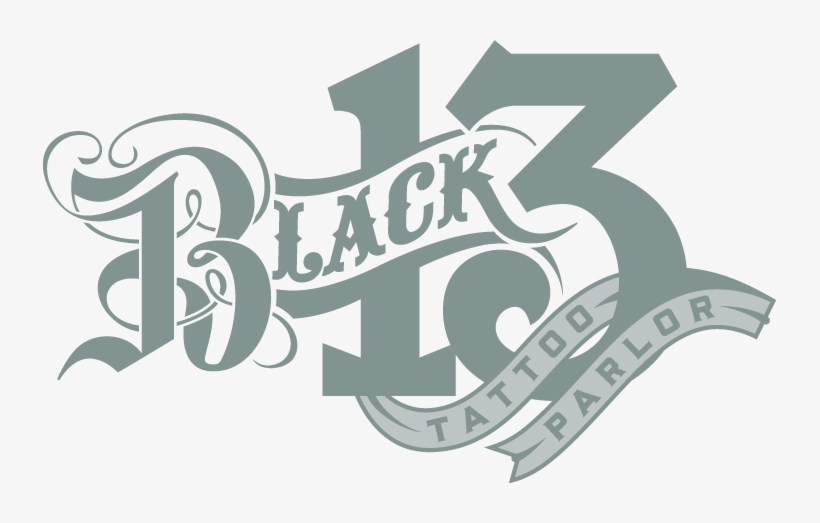 Black 13 Tattoo Parlor - Black Tattoo 13, transparent png download