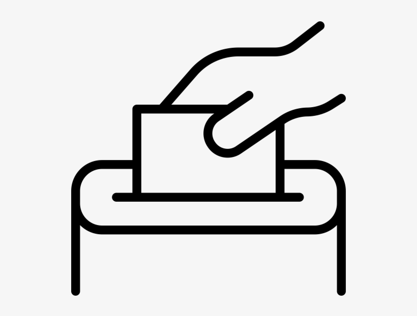 Ballot Box Rubber Stamp - Ballot Box, transparent png download