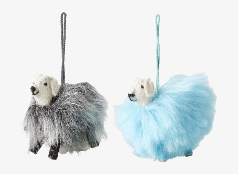 Colourful Small Sheep Christmas Ornaments By Rice Dk - Three-toed Sloth, transparent png download