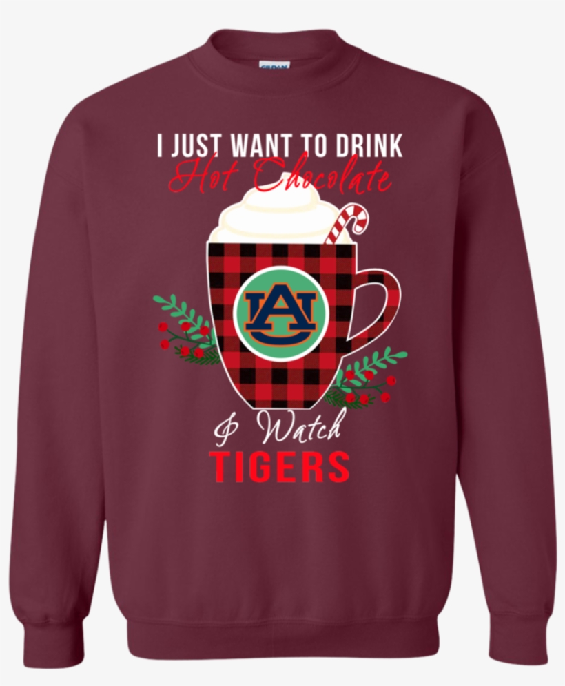 Auburn Tigers Ugly Christmas Sweaters Just Wanna Drink - Ugly Christmas Sweater Golden Knights, transparent png download