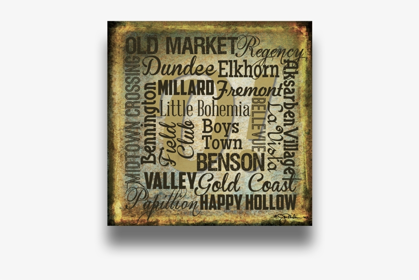 Omaha Areas Canvas - Omaha, transparent png download