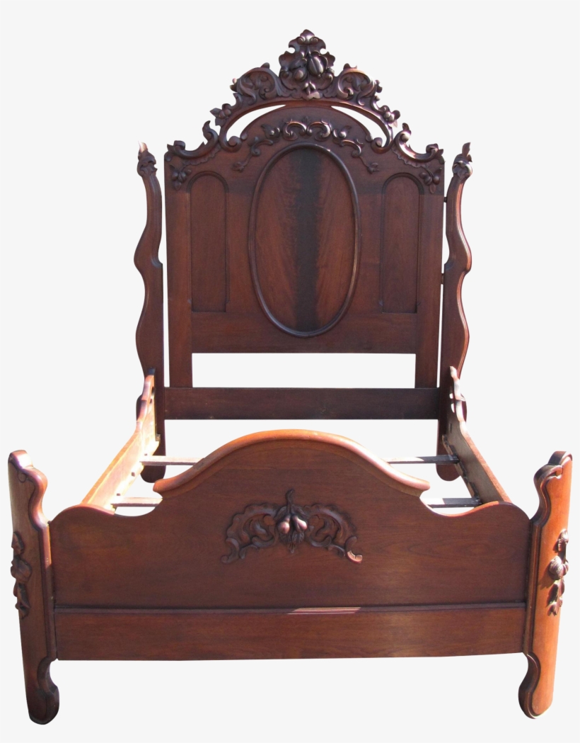 Empire-style Full Size Bed Frame On Chairish - Bed, transparent png download