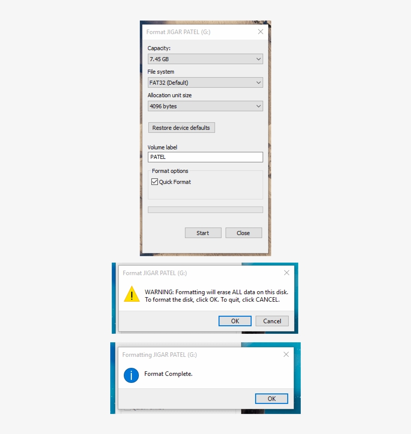 Format-pendrive - Usb Flash Drive, transparent png download