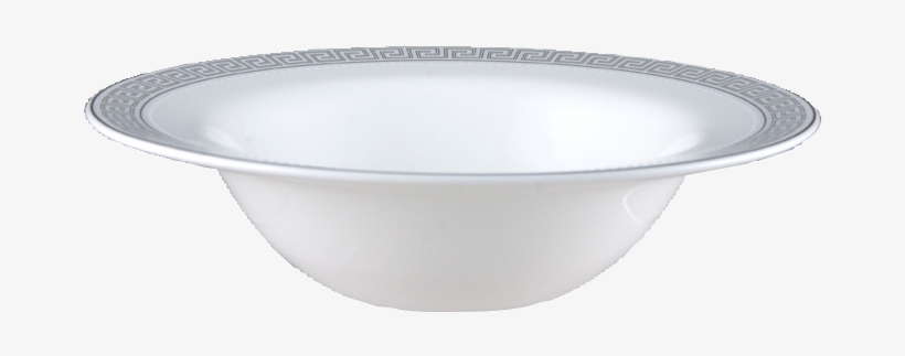 Greek Key Fruit Bowl 6-3/4" - Bowl, transparent png download