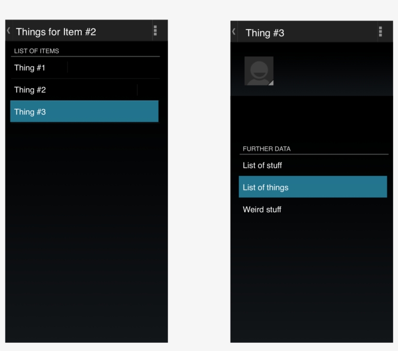 List Of Things Is Open, And The User Opts To See "thing - Android App Item Page, transparent png download