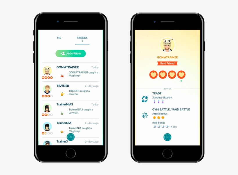 Pokémon Go Is Finally Going To Let Players Trade Pokémon - Friends In Pokemon Go, transparent png download