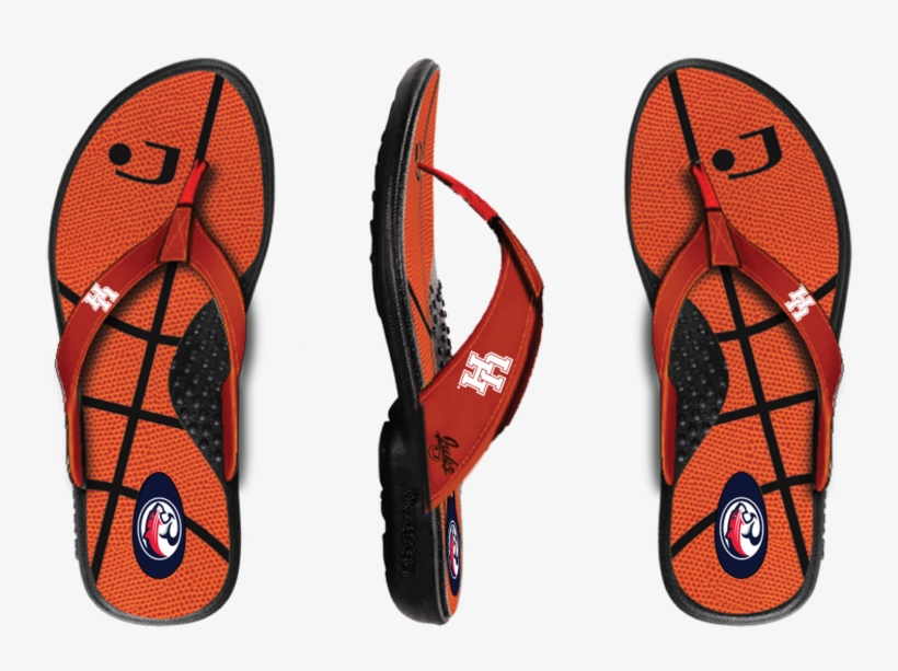 Houston Cougars Basketball Flip Flops - Jukz Sports Tcu-bk02-m Tcu Hor, transparent png download