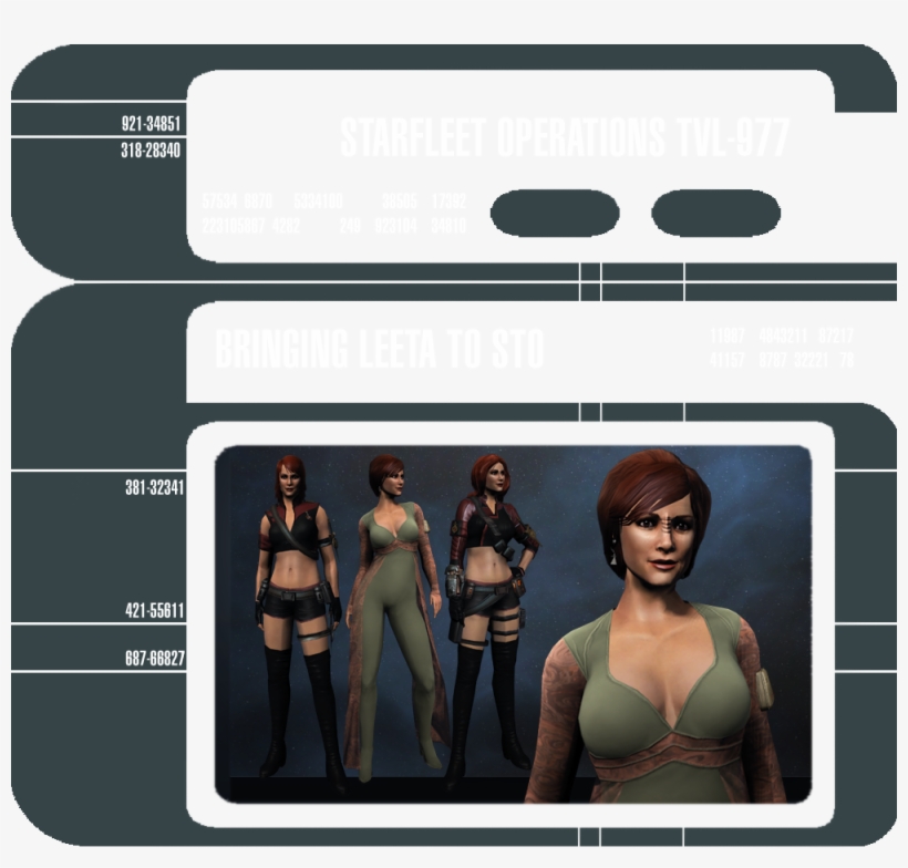 Chase Masterson Returns To The Game As The Sinister - Daniels Star Trek Online, transparent png download