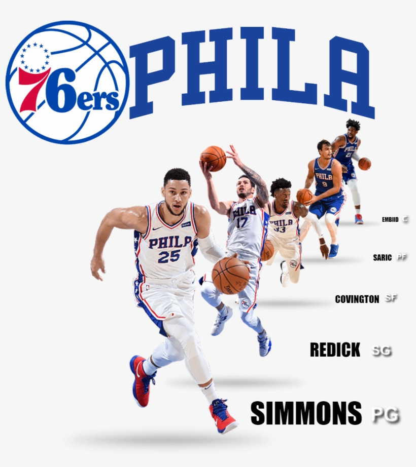 [ Img] - Philadelphia 76ers 3" X 4" Decal, transparent png download