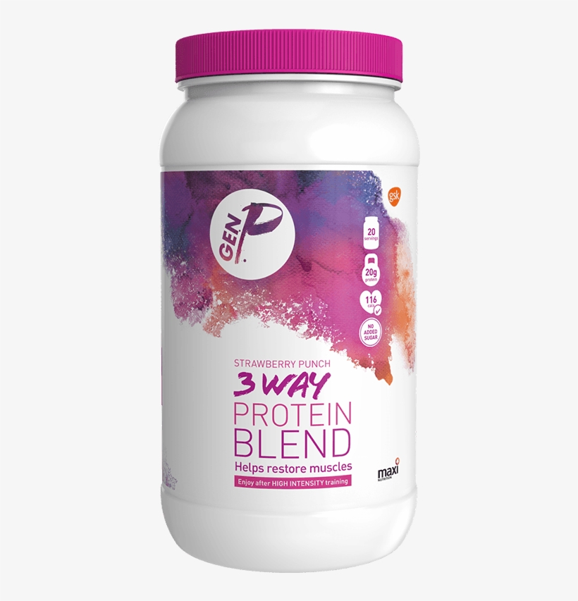 Gen-p Protein Powder 600g - Gen P 3 Way Protein Blend Chocolate Hit - 600g, transparent png download