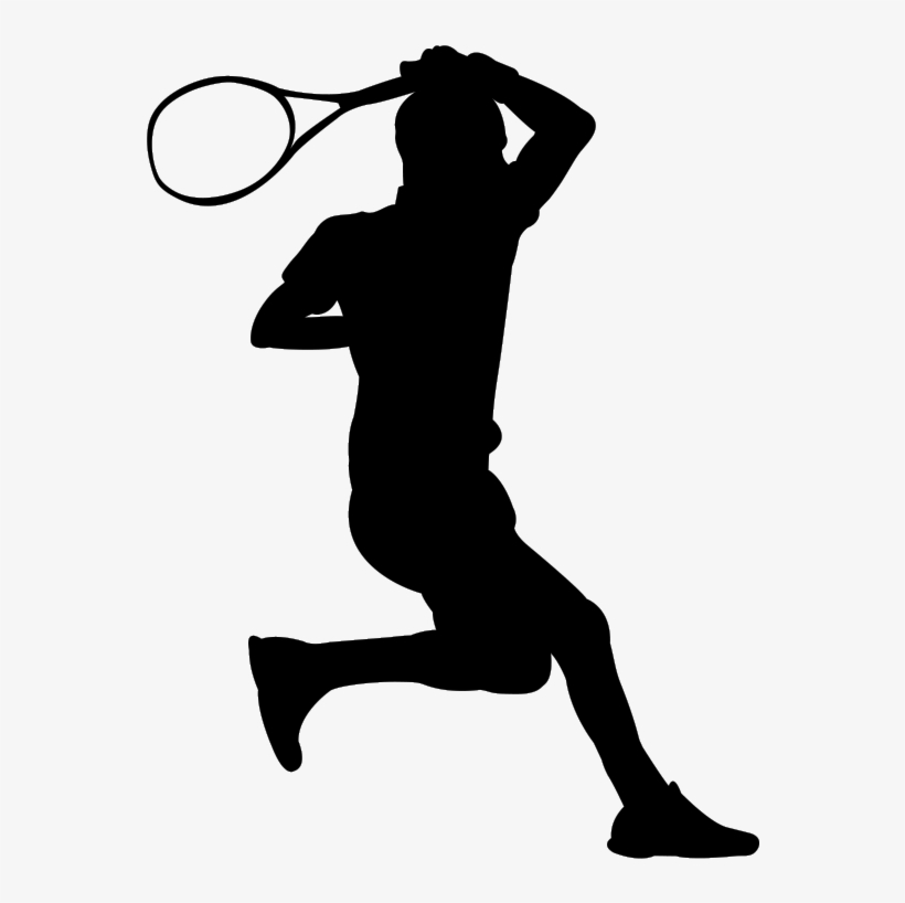 Joueur De Tennis Facebook Logo New Instagram Logo - Silhouette Joueur De Tennis, transparent png download