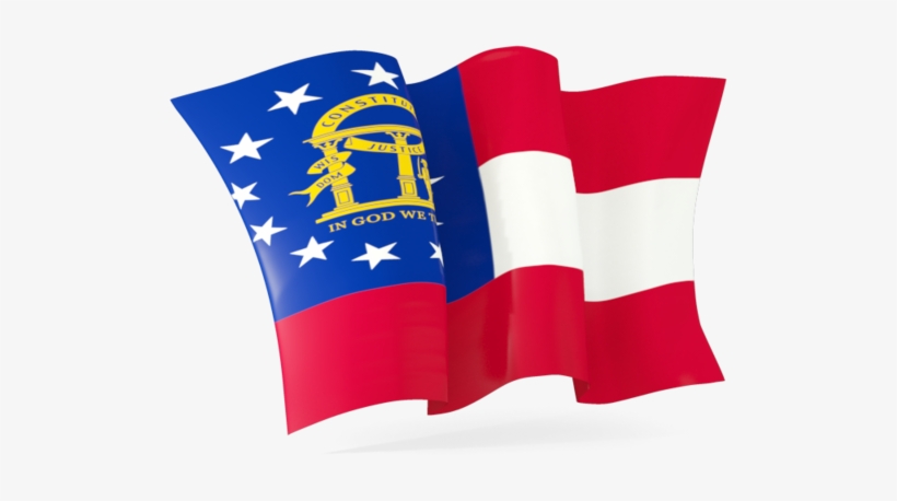 Illustration Of Flag Of Georgia - Bandera Hungria Png, transparent png download