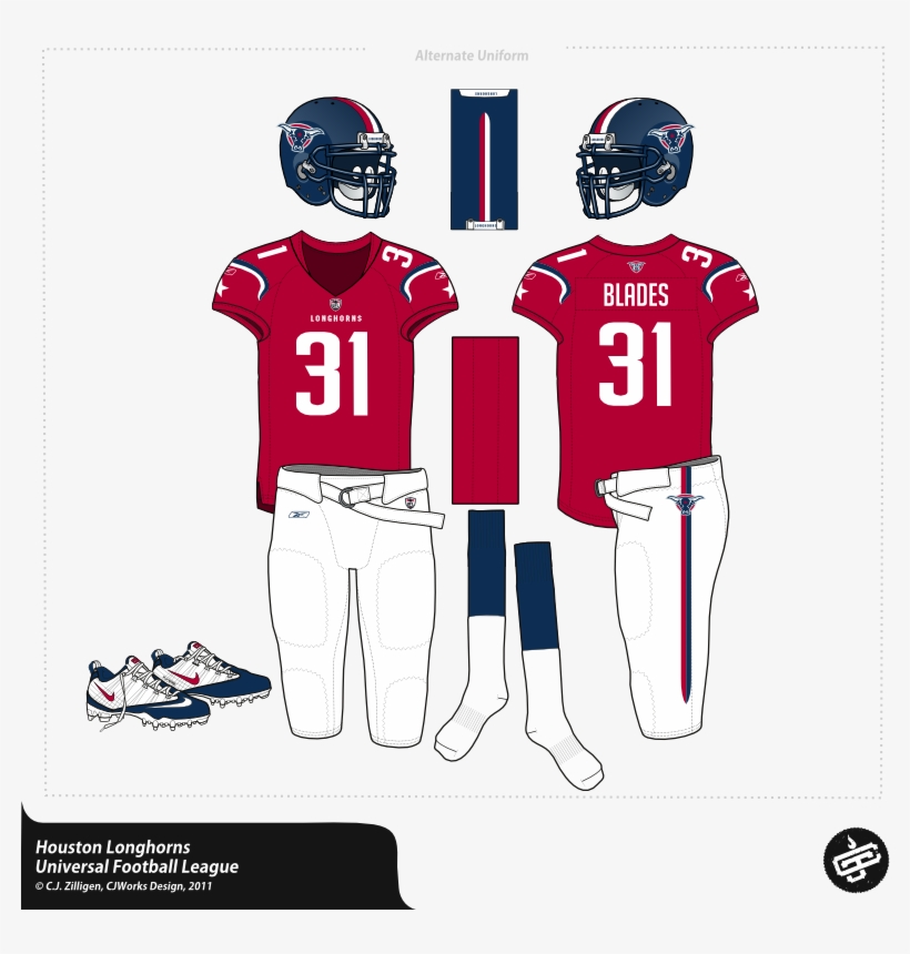 Longhorns Alternate2 - Kick American Football, transparent png download