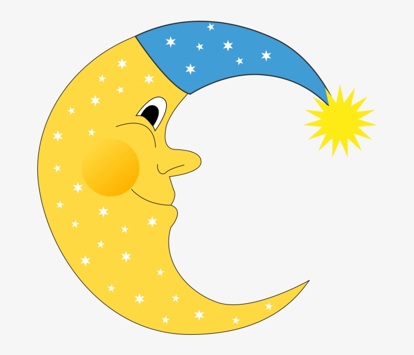 Child Sun And Moon Png - Moon Clipart Png, transparent png download