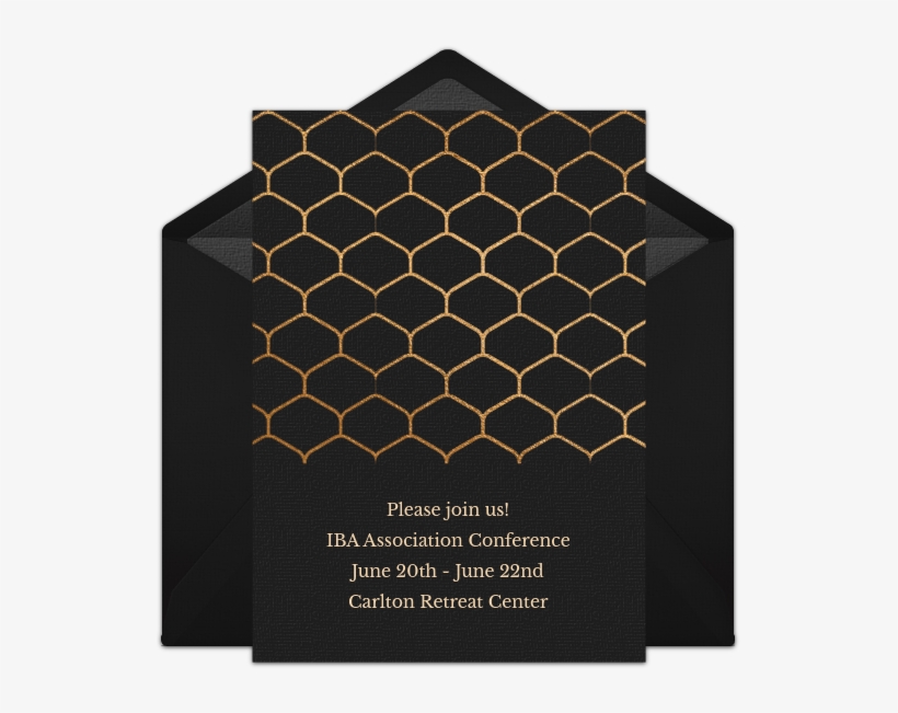 Honeycomb Online Invitation - Gt 3, transparent png download