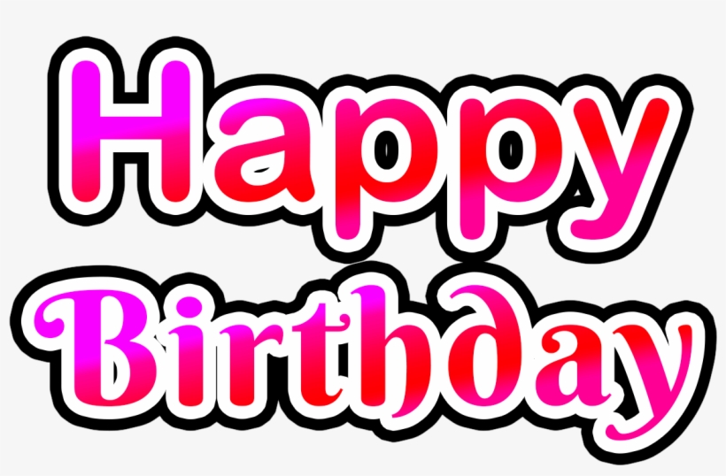 Happy Birthday Png, transparent png download