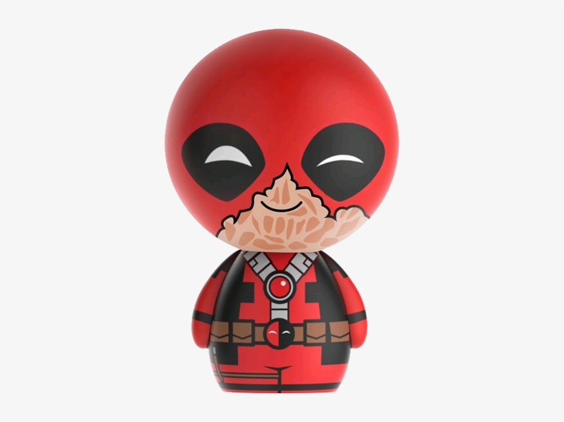 Deadpool Torn Mask Us Exclusive Dorbz - Deadpool Dorbz, transparent png download