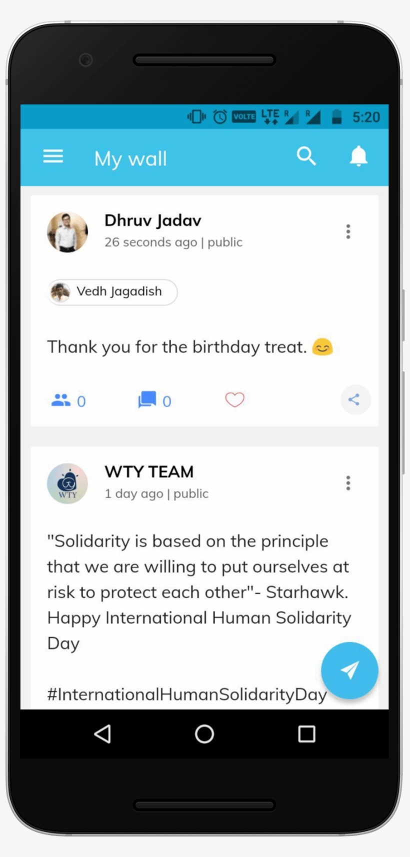 Send Message Step - Facebook On Phone Png, transparent png download