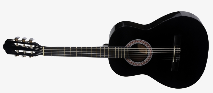 Acoustic Guitar Png Black And White - Acoustic Guitar, transparent png download