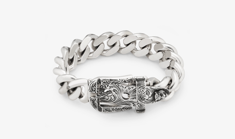 Vintage Tiger Sterling Silver Bracelet Gucci Yba476810001 - Gucci Yba476810001, transparent png download