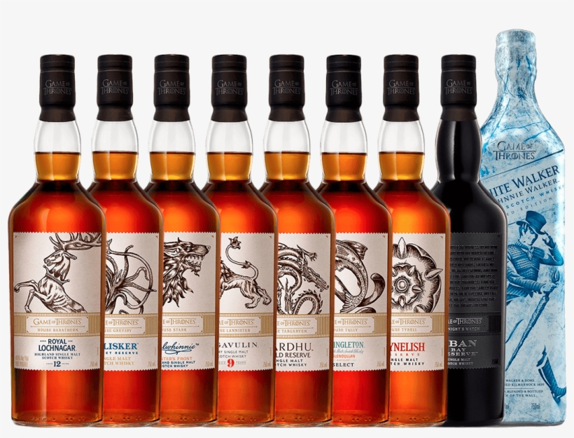 Game Of Thrones Full Whisky Set - Whisky Set, transparent png download