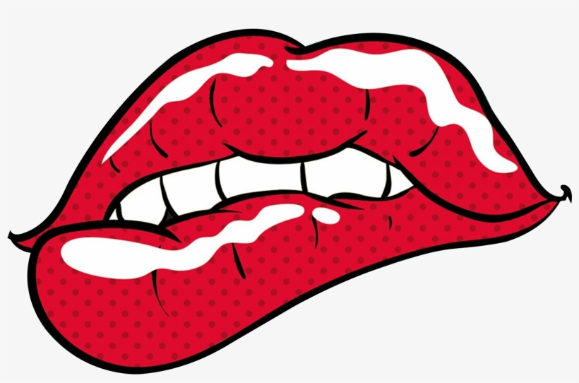 Pop Art Lips, transparent png download