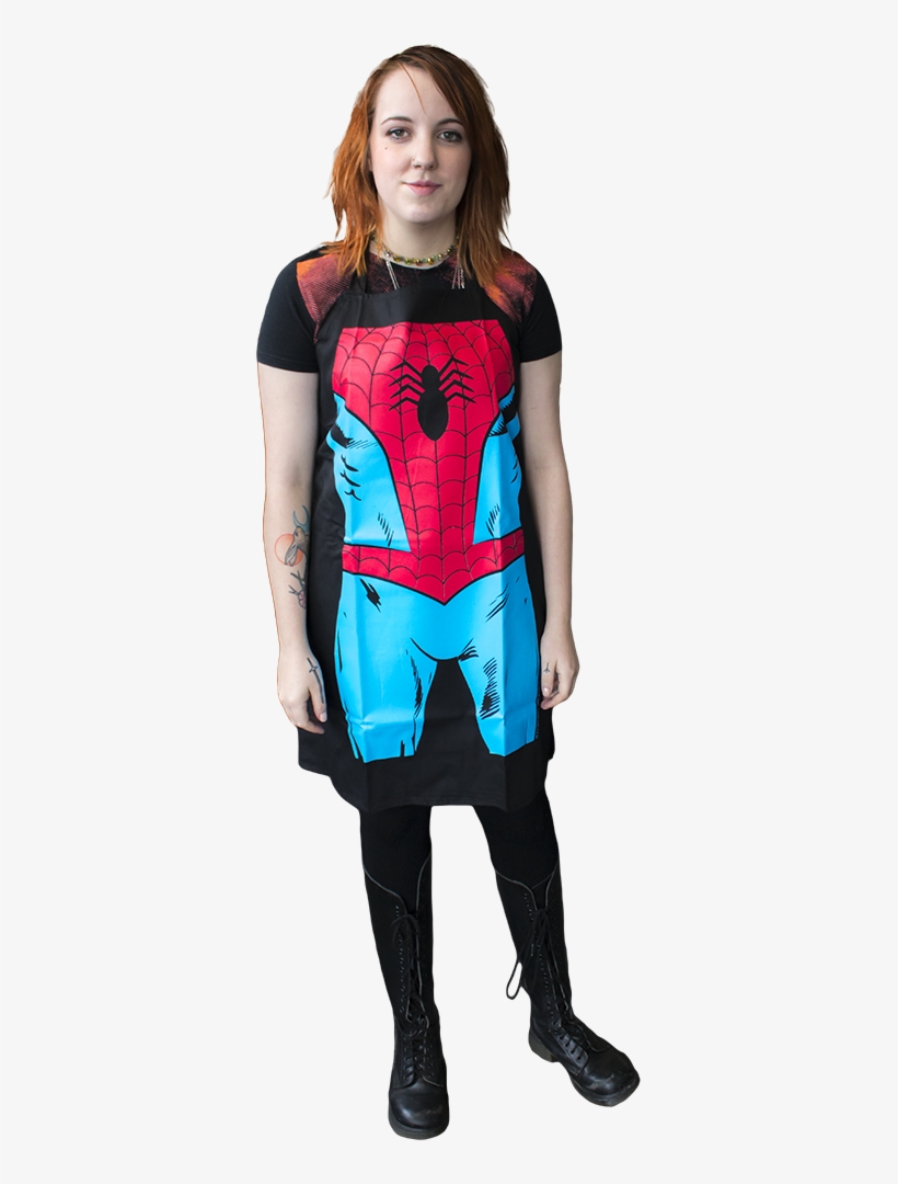 Spiderman Be The Character Apron - Spiderman - Spiderman Be The Character Apron, transparent png download