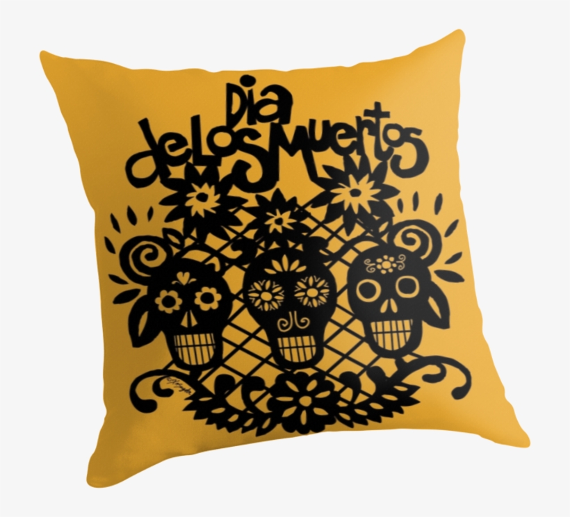Dia De Los Muertos Black Paper Skulls - Black Sugar Skulls Ornament (round), transparent png download