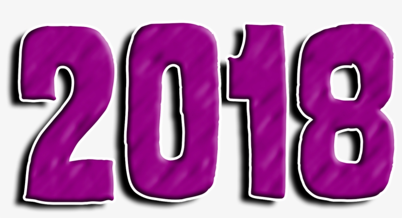 Happy New Year 2018 Hd Images 6d With New Kind Of Look - Violet, transparent png download