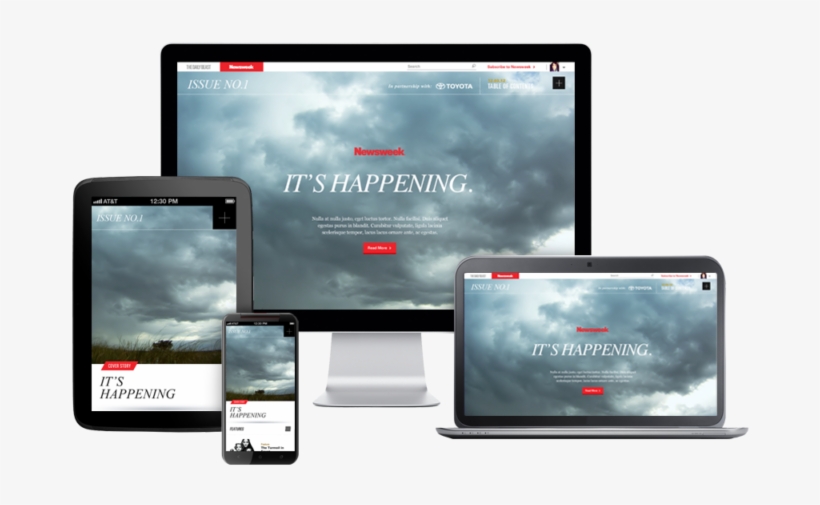 Web Design/development - Desktop Ipad Mobile Png, transparent png download