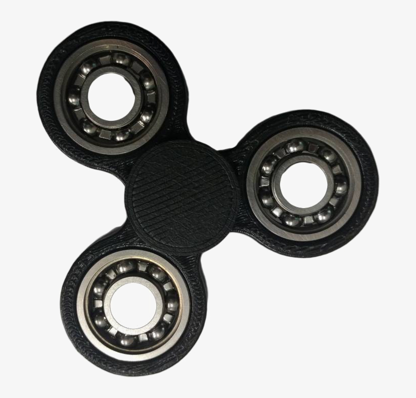 Black Fidget Spinner Png Photos - Fidget Spinner, transparent png download
