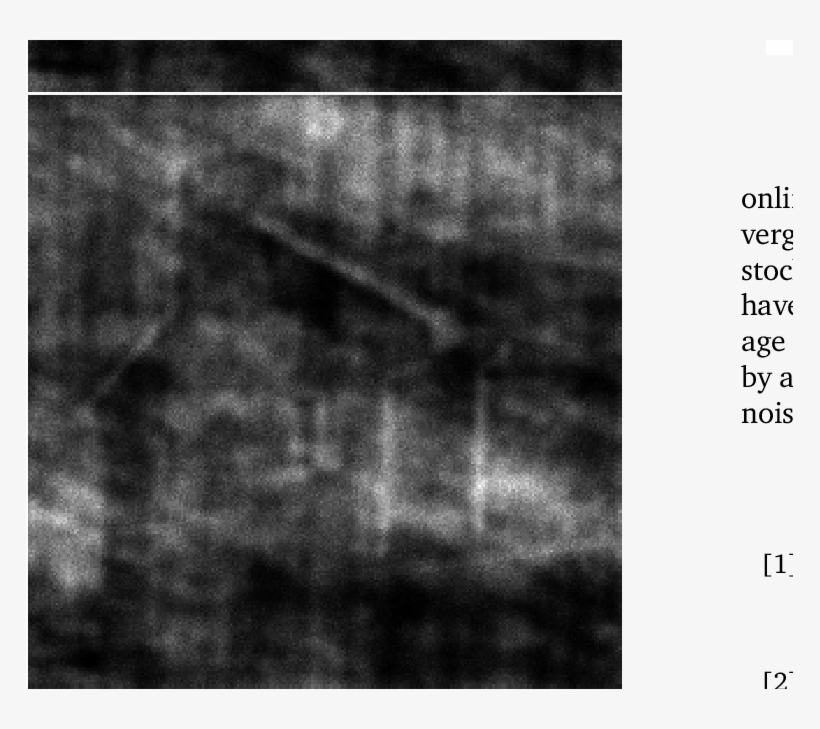 Degraded Image 1 (top), And Degraded Image - Monochrome, transparent png download