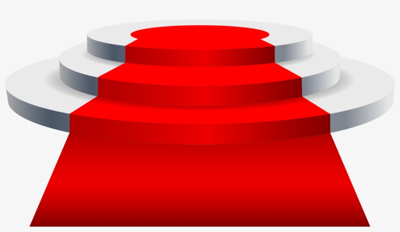 Light Red Carpet Stage - Red Carpet Stage Png, transparent png download
