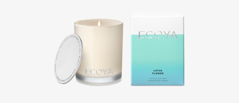 Lotus Flower Mini Madison Jar - Ecoya Sweet Pea & Jasmine Mini Candle, transparent png download