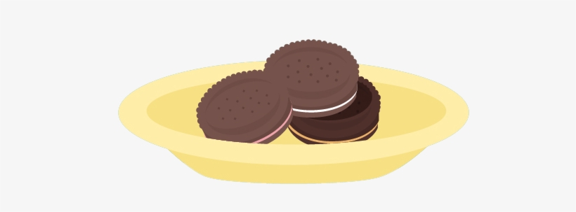 Png Black And White Cookies Vector Cookie Oreo - Sandwich Cookies, transparent png download