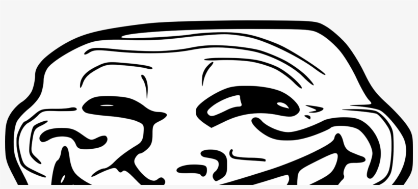 Quieres Descubrir La Coordenada, Lee Abajo - Troll Face, transparent png download