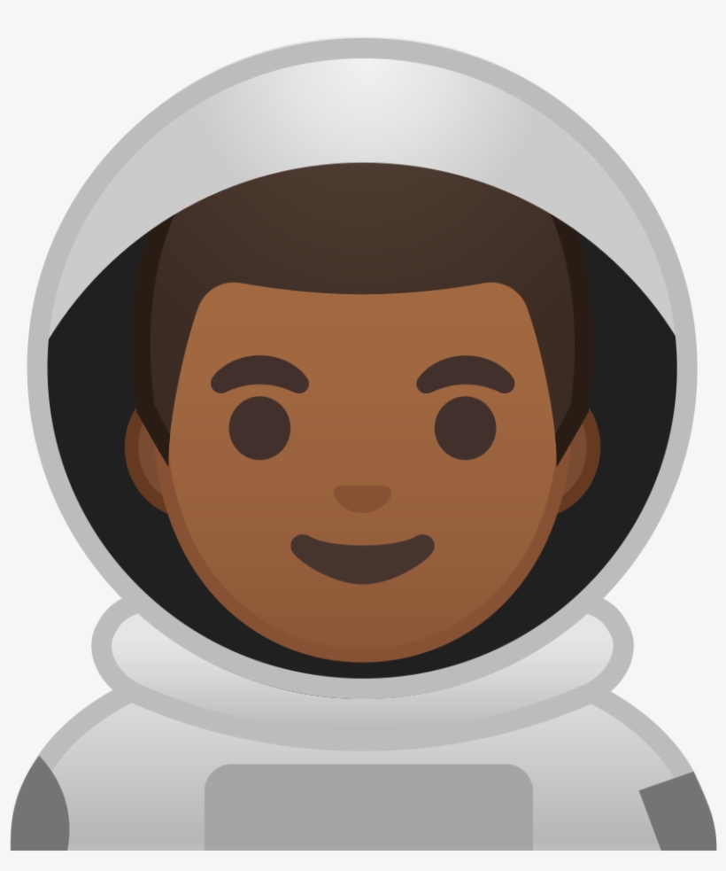 Noto Emoji Oreo 1f468 1f3fe 200d 1f680 - Astronaut Emoji, transparent png download