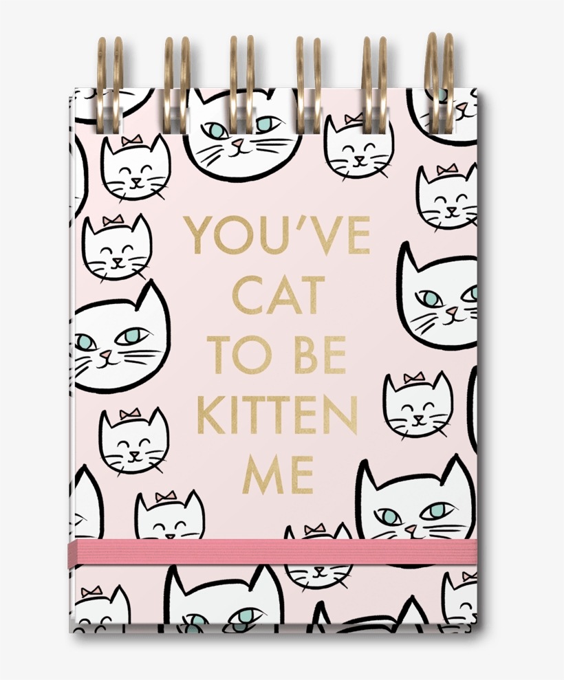Cat To Be Kitten Spiral Note Pad - Note Pads, transparent png download