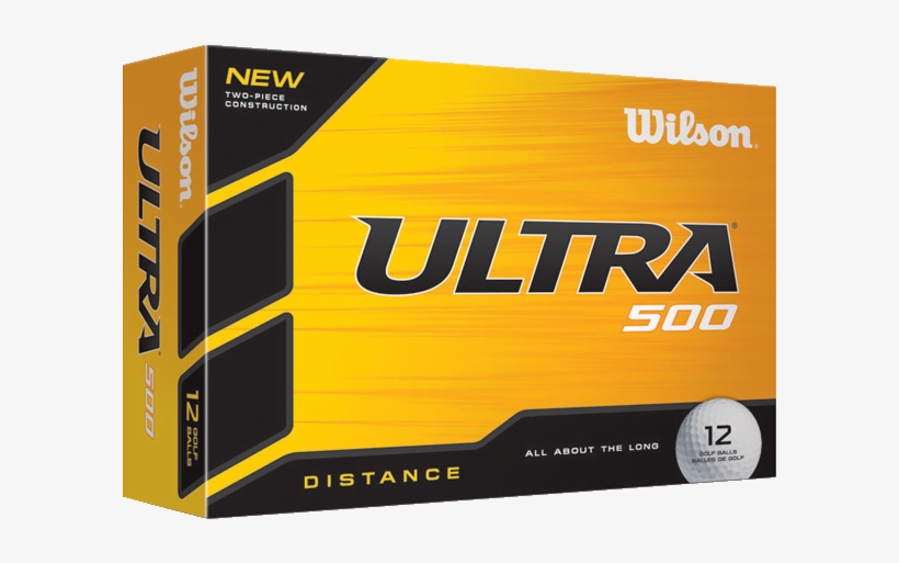 Wgwr5588lo Ultra 500 Golf Balls - Wilson Ultra Distance, transparent png download