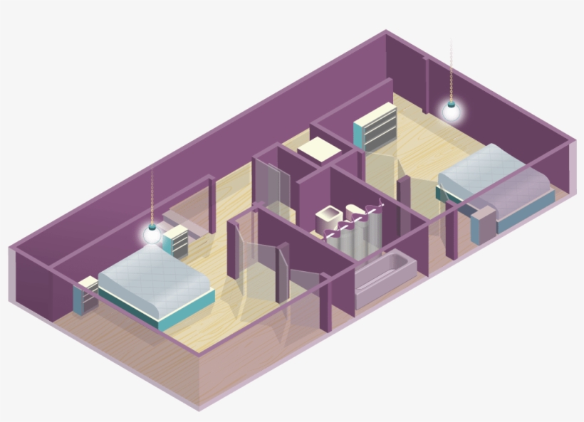 The Grownup Floor 2 3d Floor Plan - Floor Plan, transparent png download
